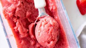 Strawberry & Beet Sorbet