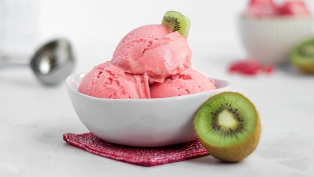 Kiwi & Strawberry Sorbet