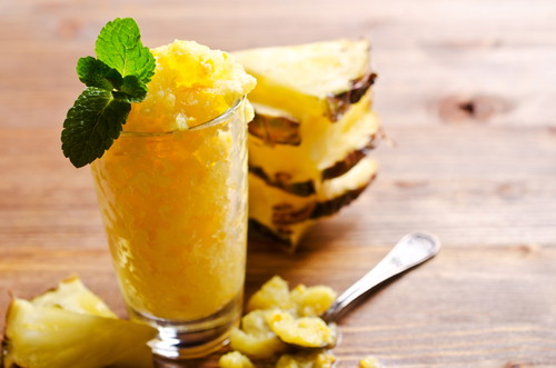 Pineapple Rum Sorbet