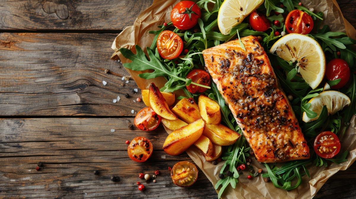 Scottish Salmon with Seaweed Sea Salt