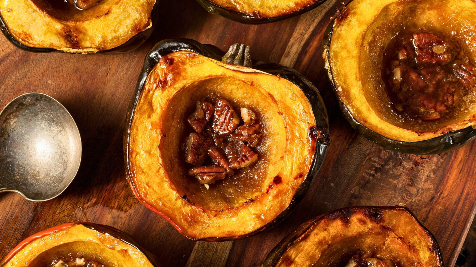 Bourbon Baked Acorn Squash