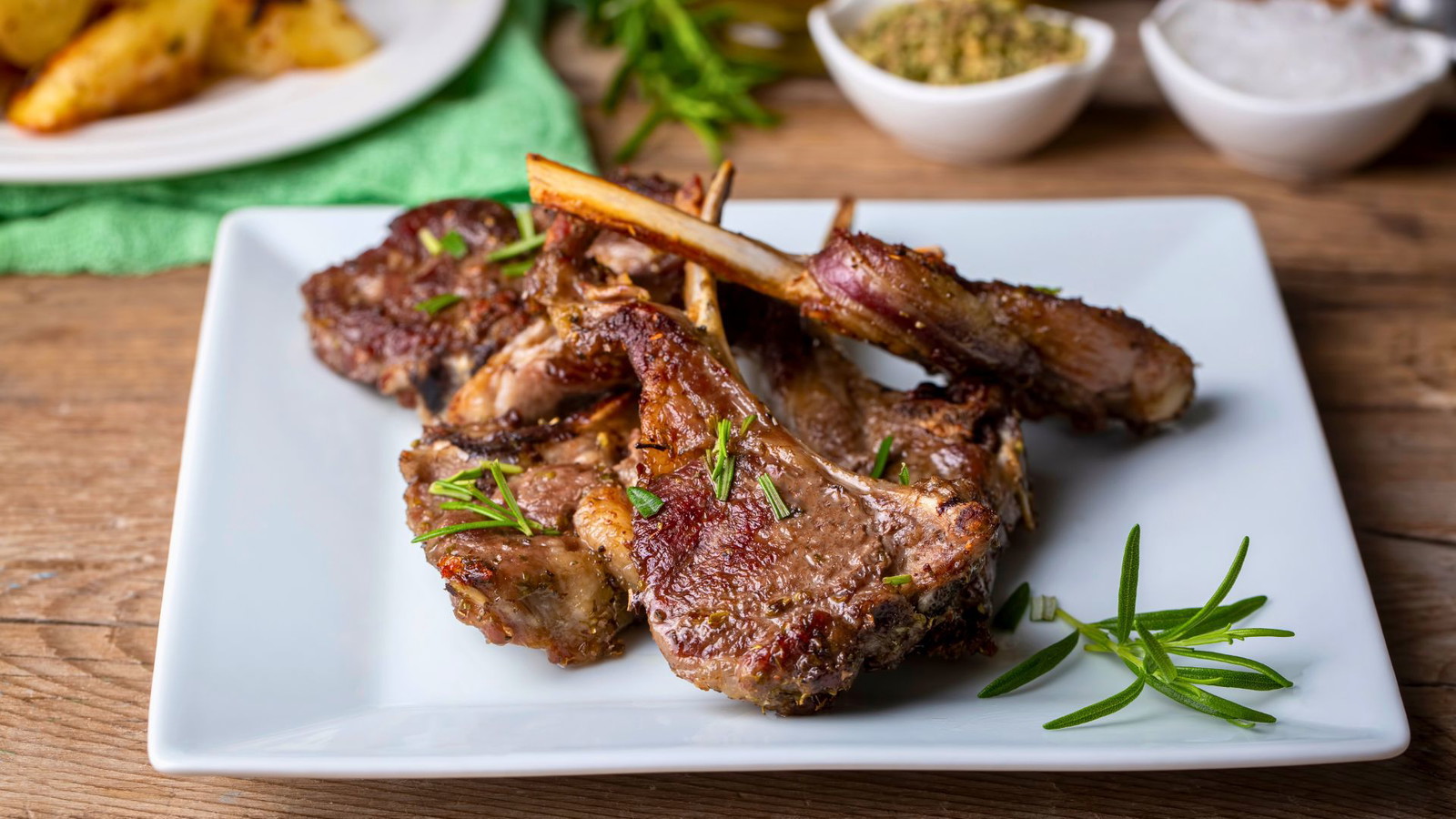 Maple Glazed Lamb Chops