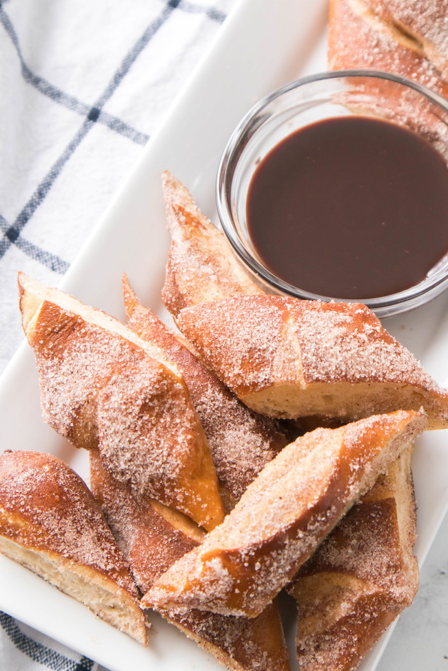 Image of Air Fryer Soft Cinnamon Pretzels