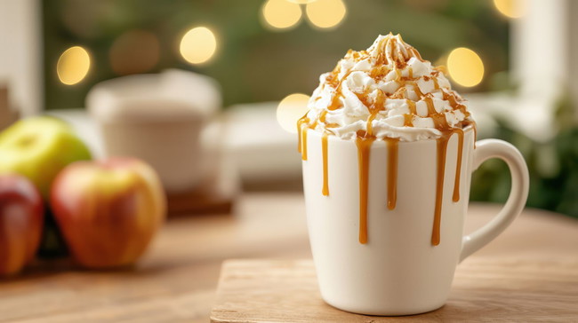 Image of Caramel Apple Latte - Caffeine-Free, Dairy-Free