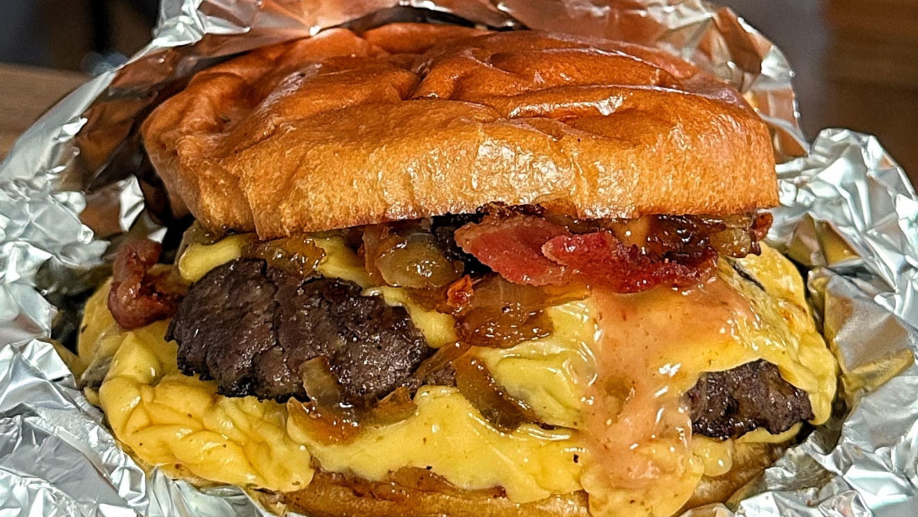 Image of Smashed Bacon Cheeseburgers