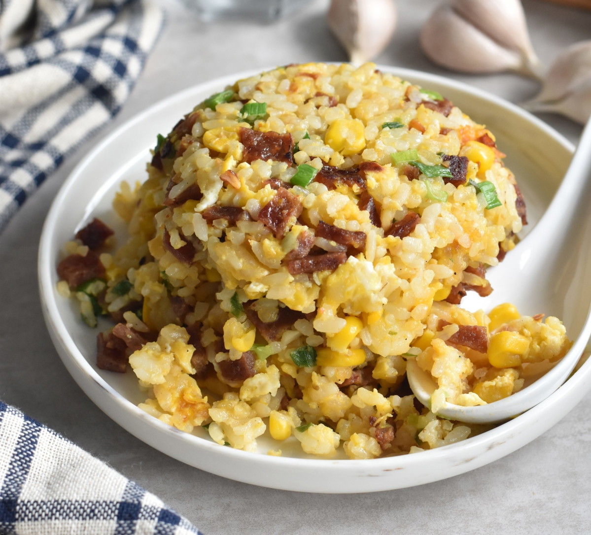 Chicken Bakwa Fried Rice