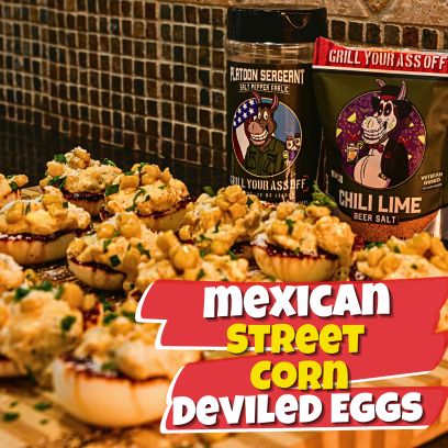 Image of Mexican Street Corn Deviled Eggs