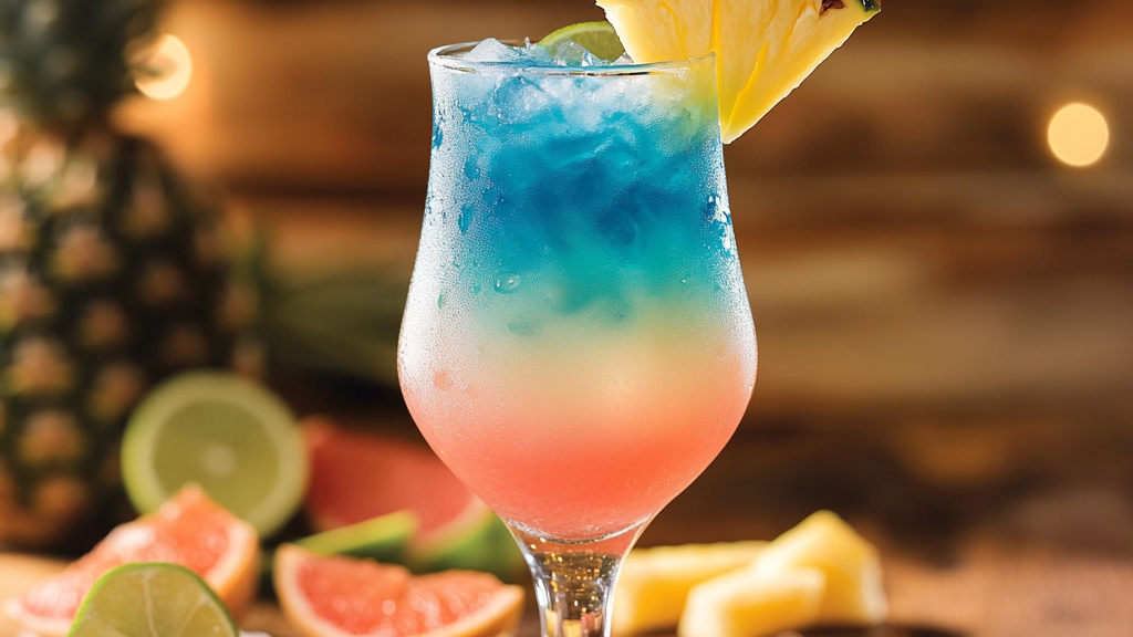 Image of Mar Azul – Ein erfrischender Cocktail mit Rum und Rumlikör