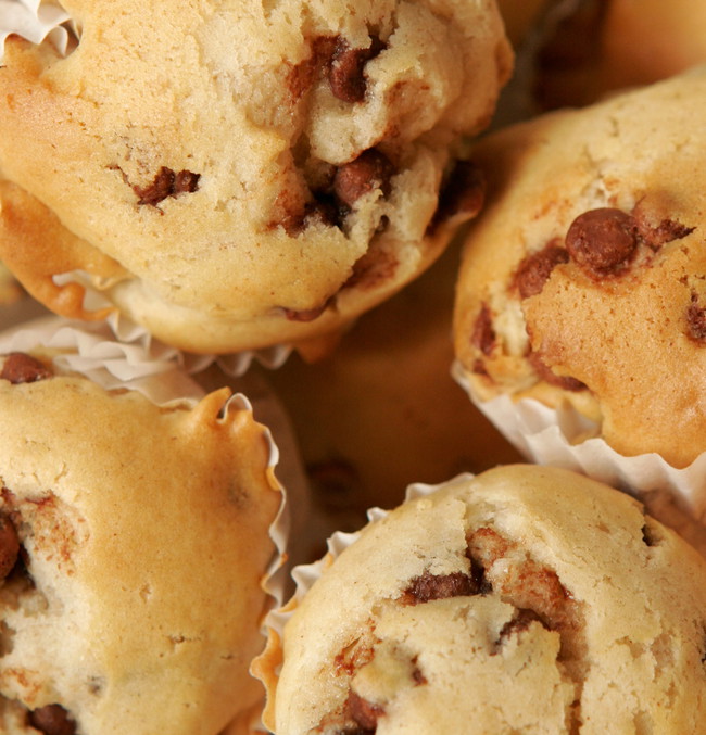 Image of Vanilla Chocolate Chip Protein Muffins Recipe