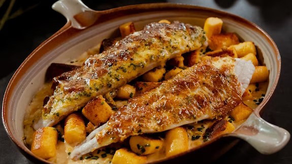 Image of Filets de plie en croûte de caméline