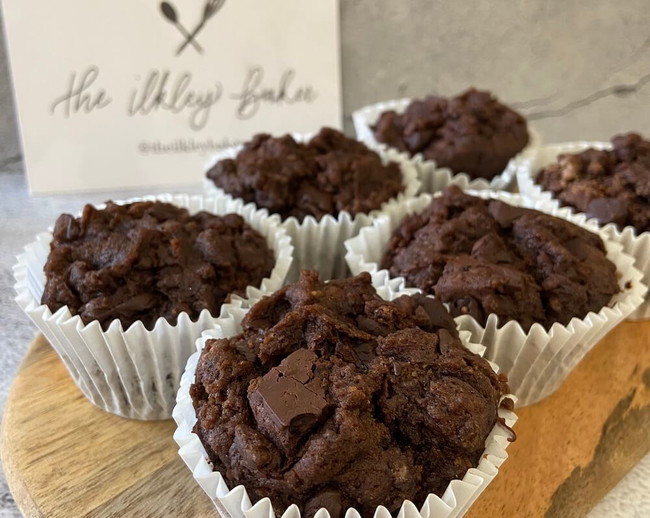 Image of Simple Double Chocolate Chip Muffins Recipe