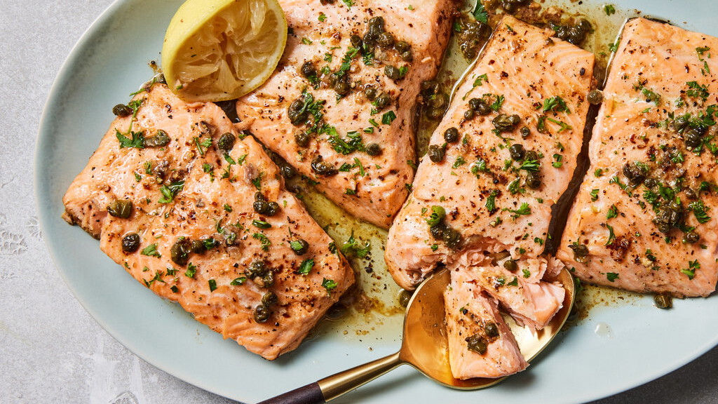 Image of Easy Garlic Sauce for Salmon Baked Recipe