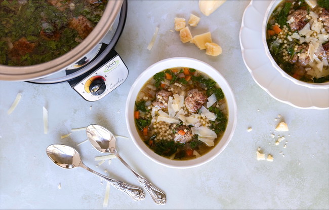 Image of Slow Cooker Italian Wedding Soup