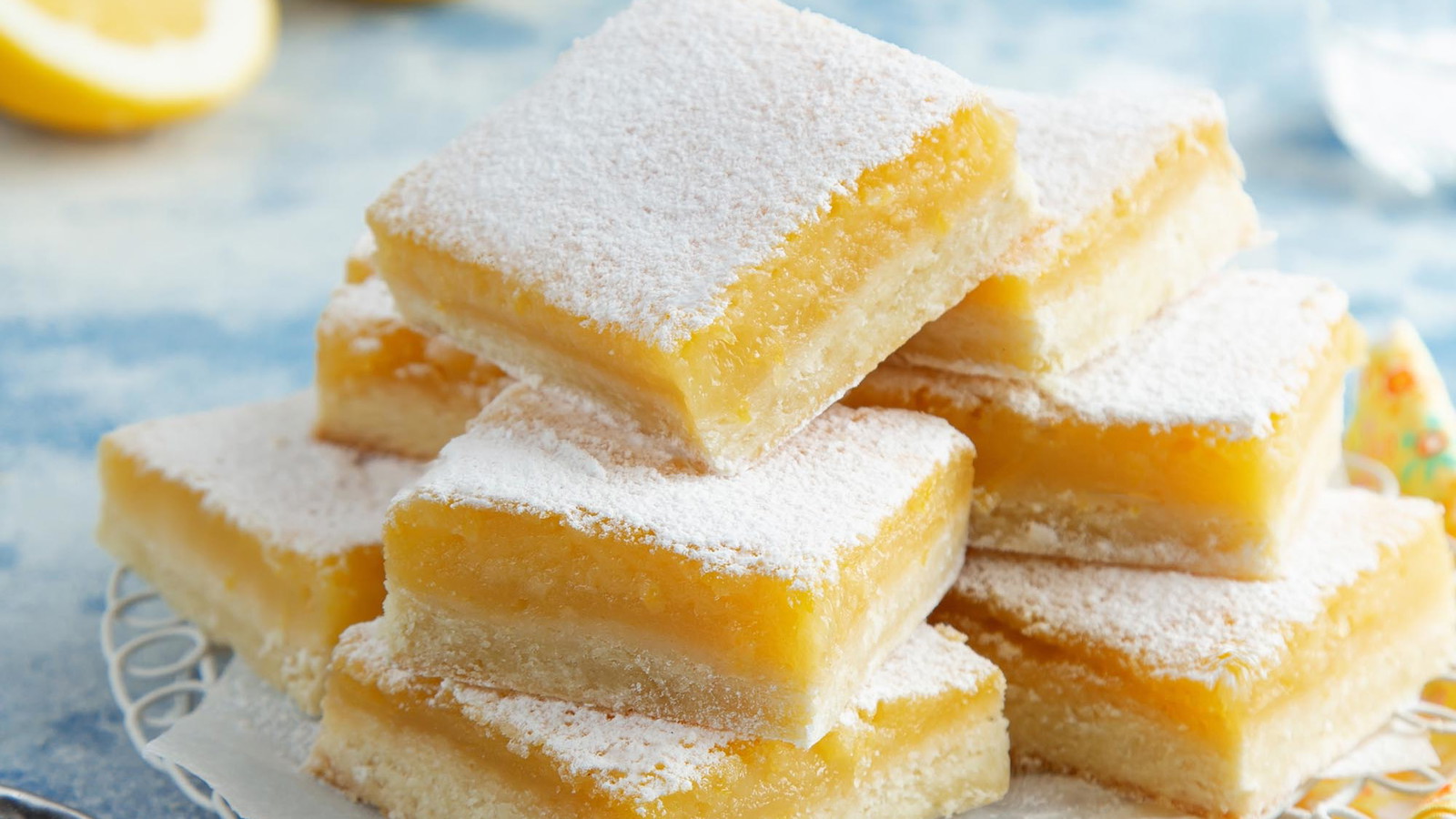 Image of Keto Lemon Bars - Gluten Free Dessert