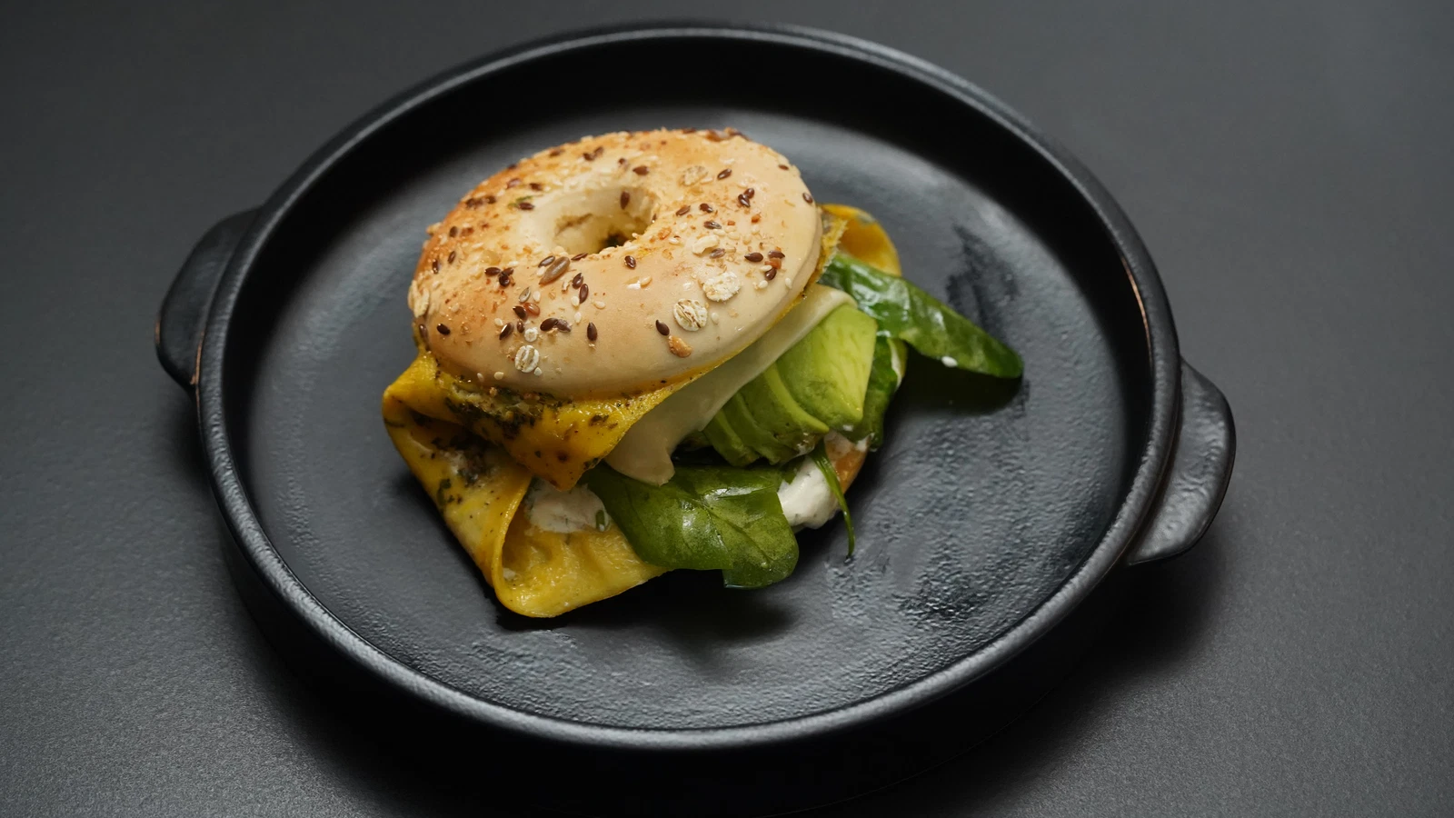 Image of Avocado and Egg Bagel