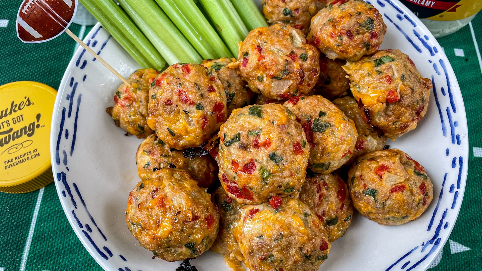 Image of Pimento Cheese Chicken Meatballs