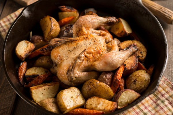 Image of Lemon Sage Cornish Hens Recipe