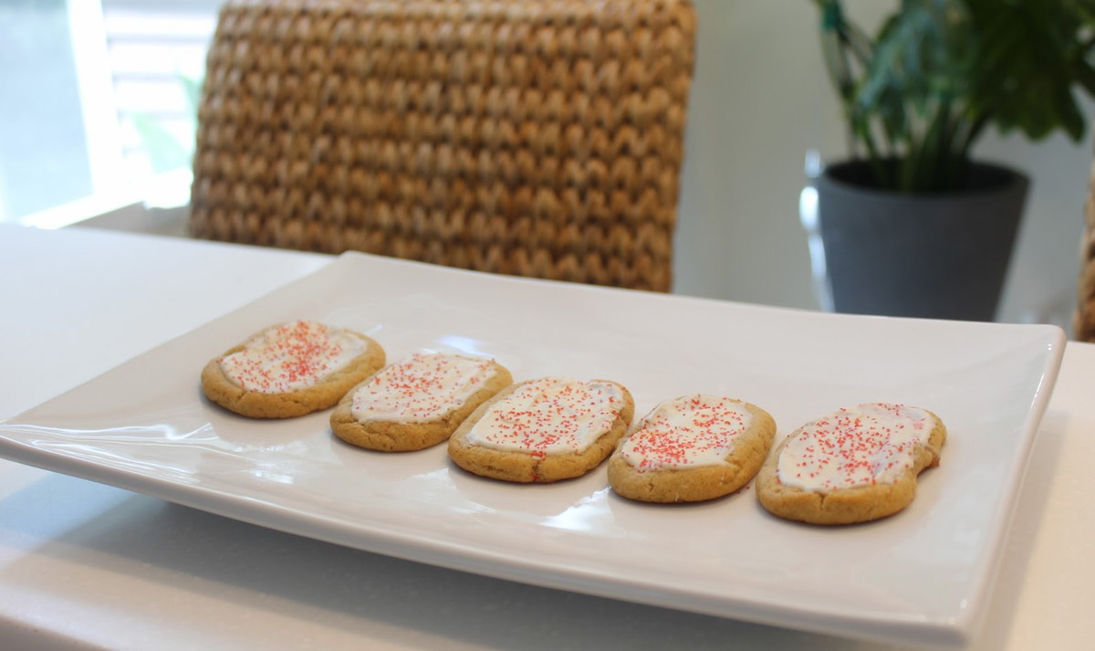 Strawberry Pop-Tart Inspired Cookies 