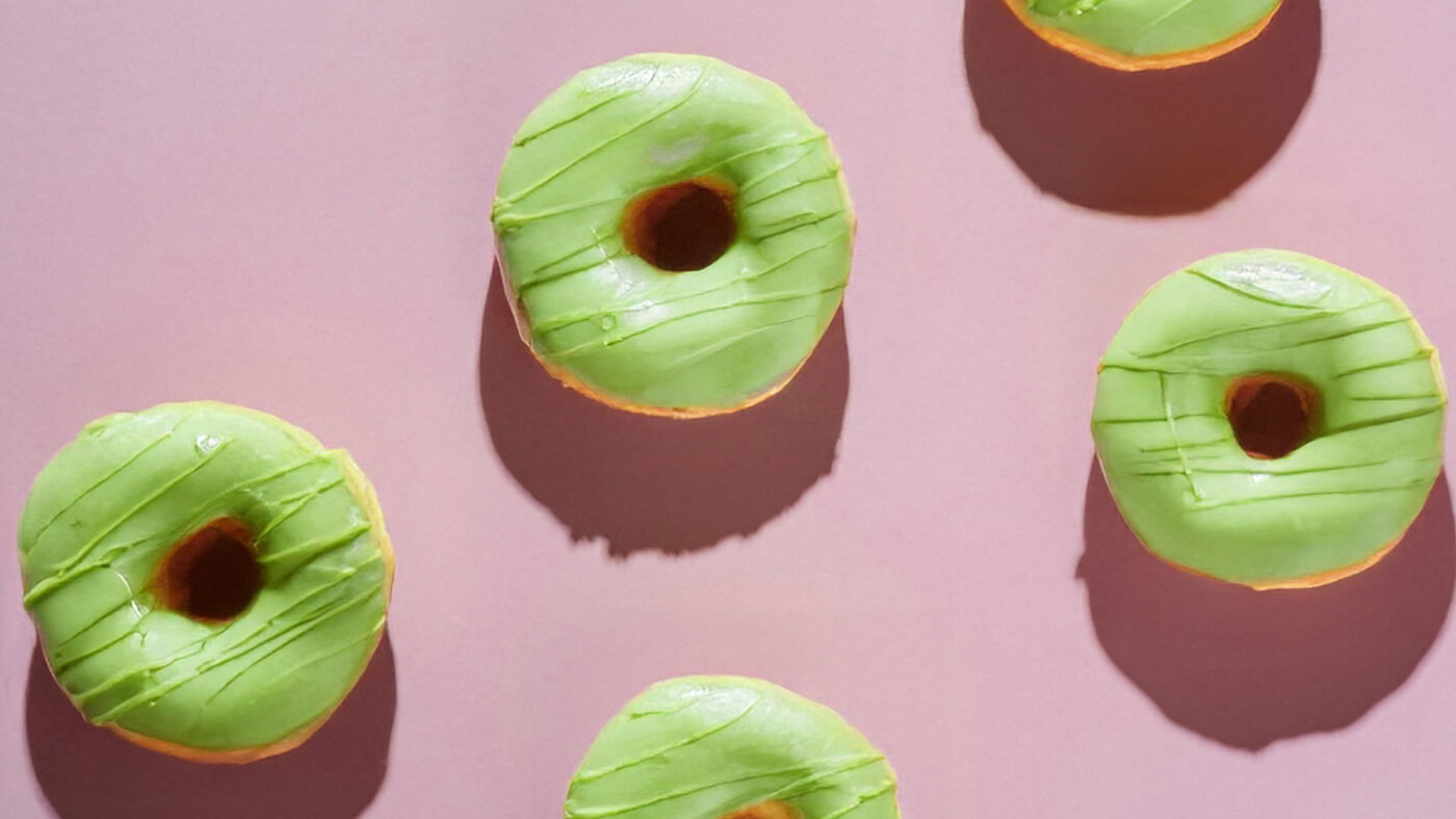 Image of Matcha Donuts Recipe - Baked Matcha Donuts