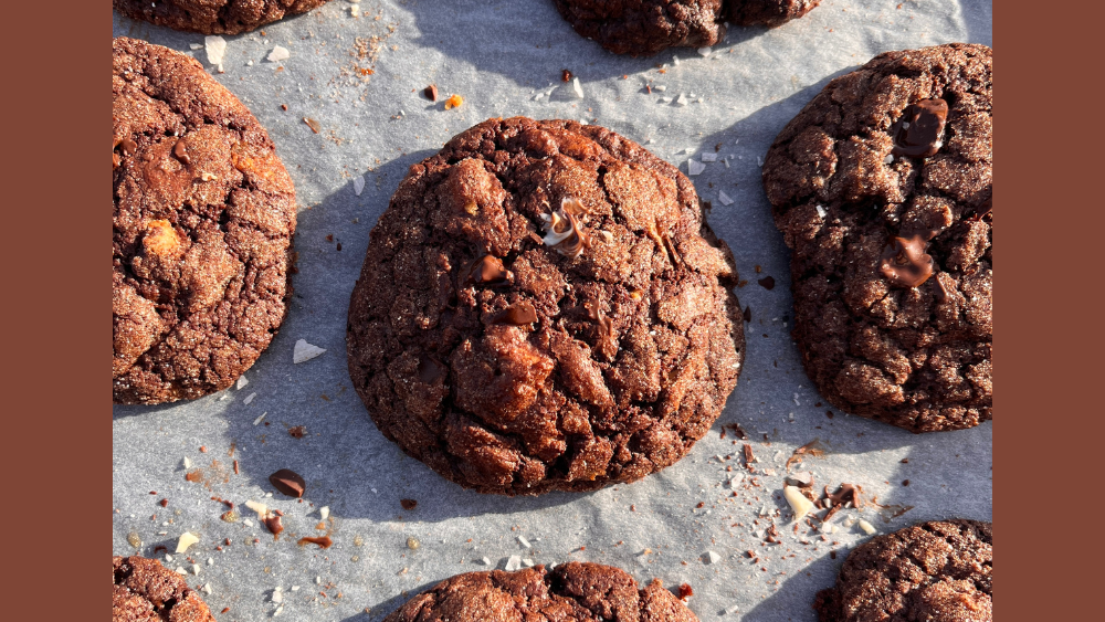 Image of Gooey Chocolate Hot Sauce Cookies