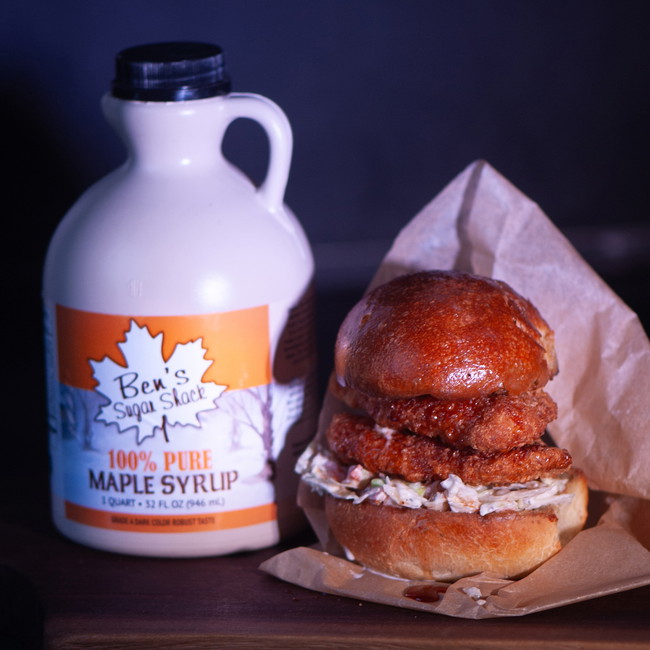 Image of Hot Maple Crunch Chicken Sandwich 