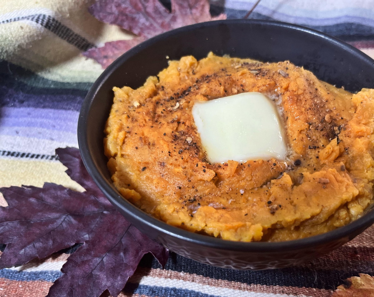 Mashed Moroccan Sweet Potatoes