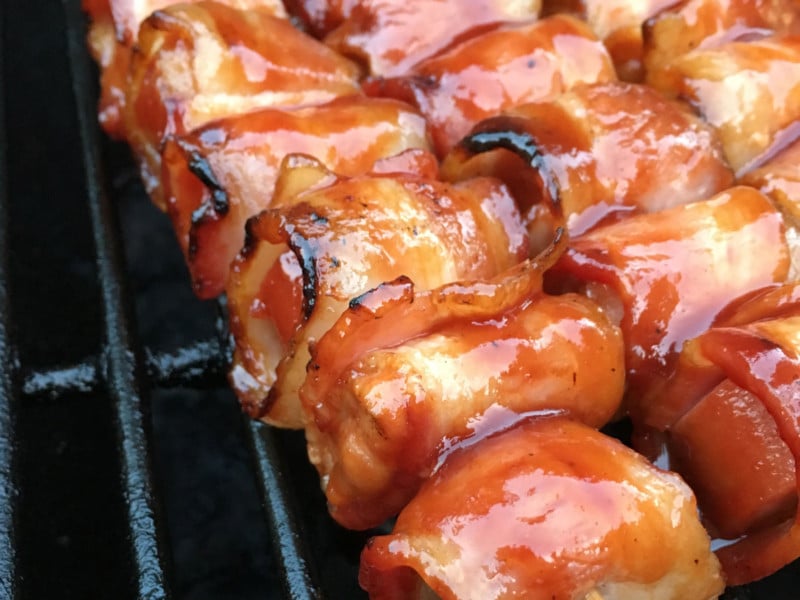 Bacon Wrapped Chicken Bites