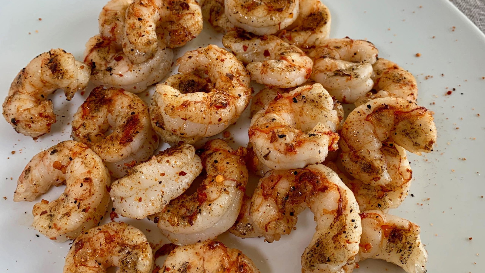 Spiced Butter Grilled Shrimp