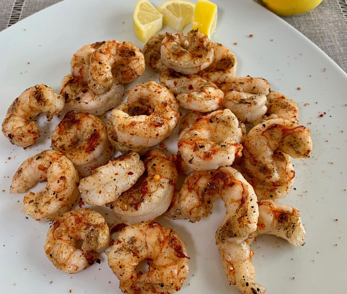 Spiced Butter Grilled Shrimp