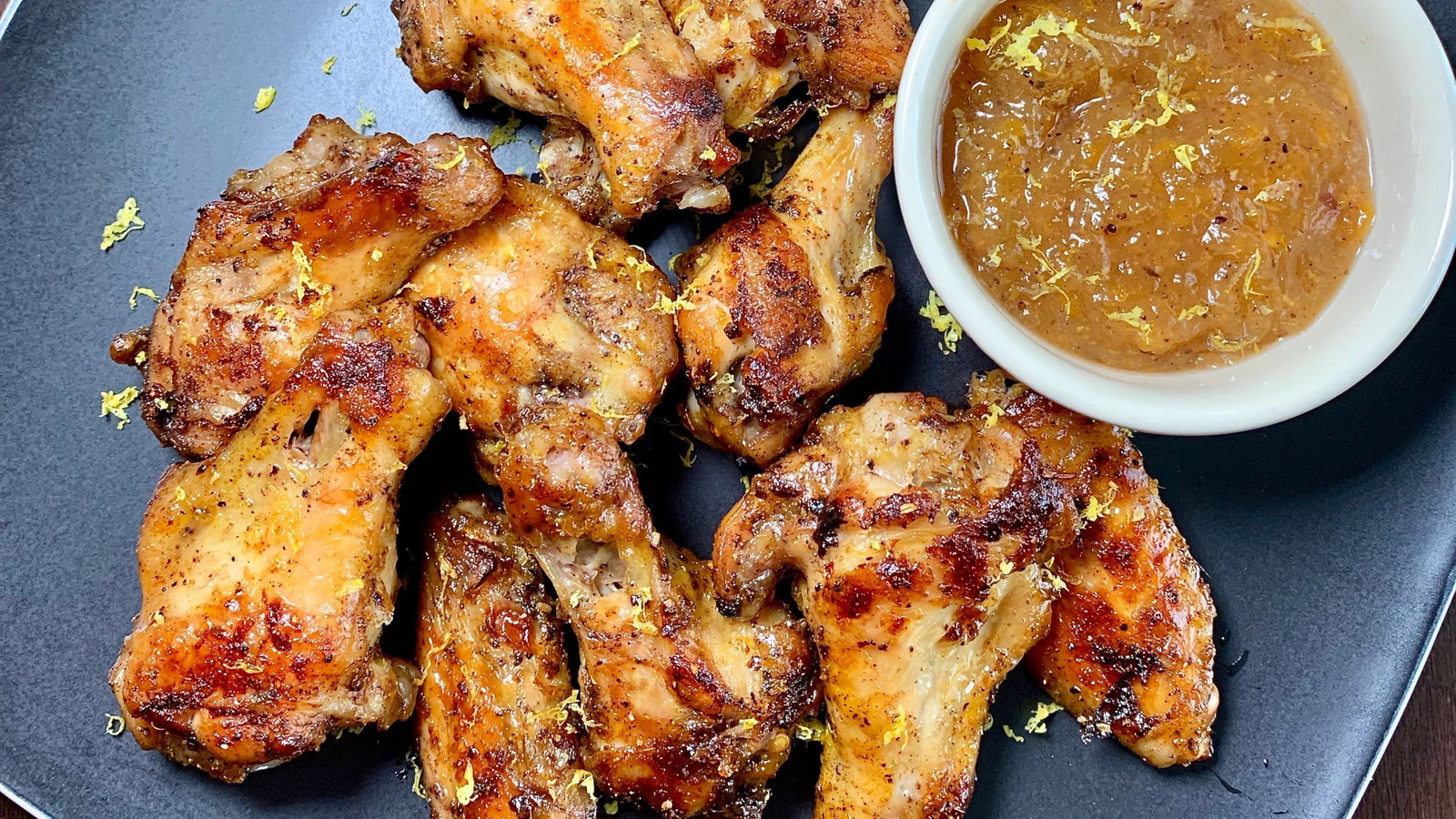 Image of Moroccan Twist Wings with Apricot Glaze