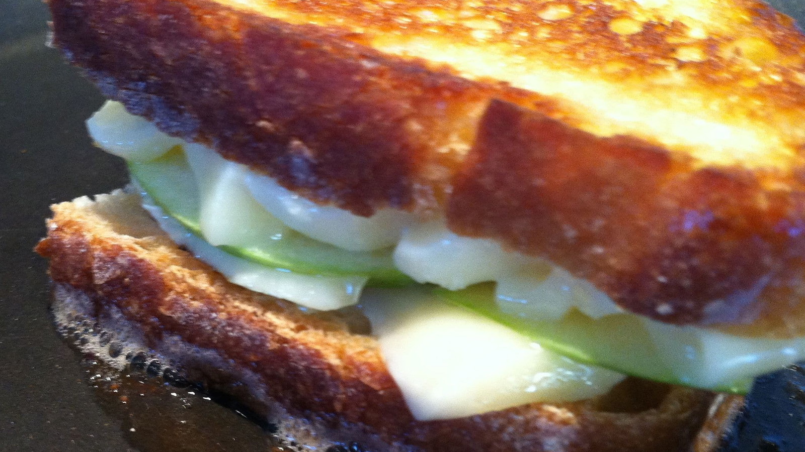 Image of Brie and Apple Grilled Cheese