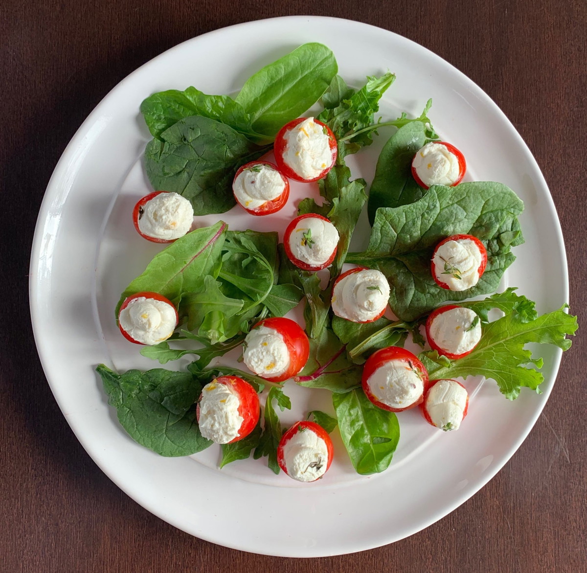 Goat Cheese Stuffed Tomatoes