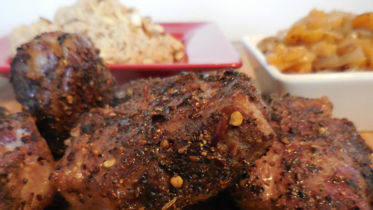 Image of Moroccan Lamb Chops with Apricot Chutney