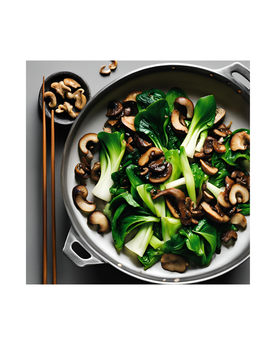 Stir-fry Bok Choy with Mushrooms