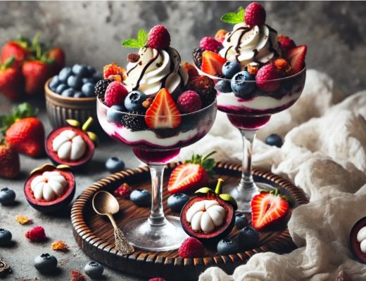 Image of Berry and Mangosteen Parfait