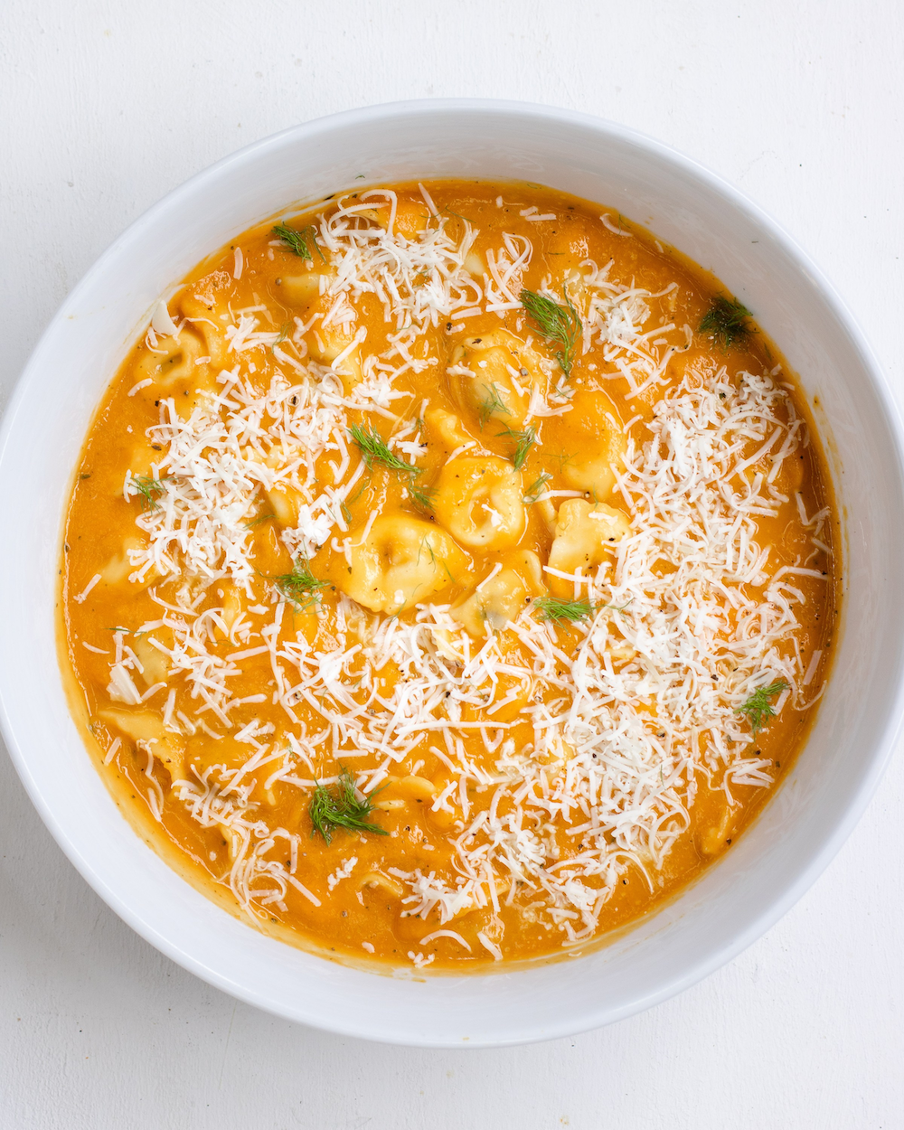Vegetable Soup with Tortellini