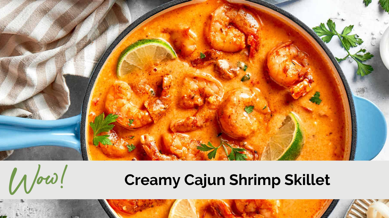 Image of Creamy Cajun Shrimp Skillet