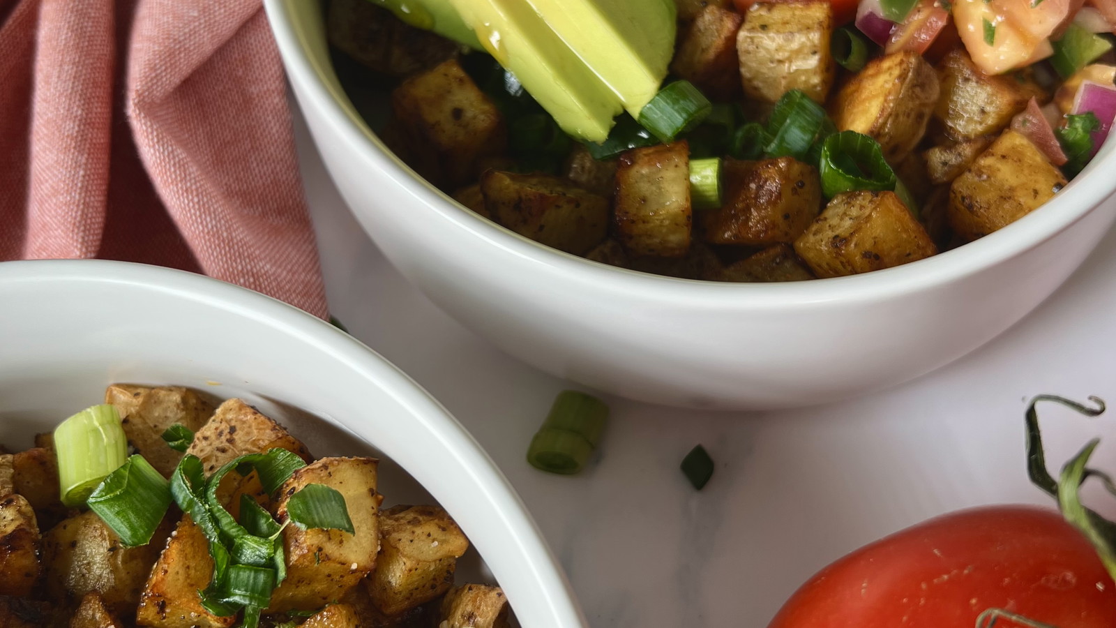 Image of Loaded Breakfast Potatoes Recipe – Crispy, Flavorful Potatoes Topped with Pico de Gallo, Avocado, an