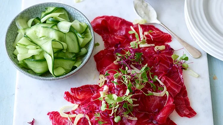 Image of Beetroot & Fennel Cured Salmon