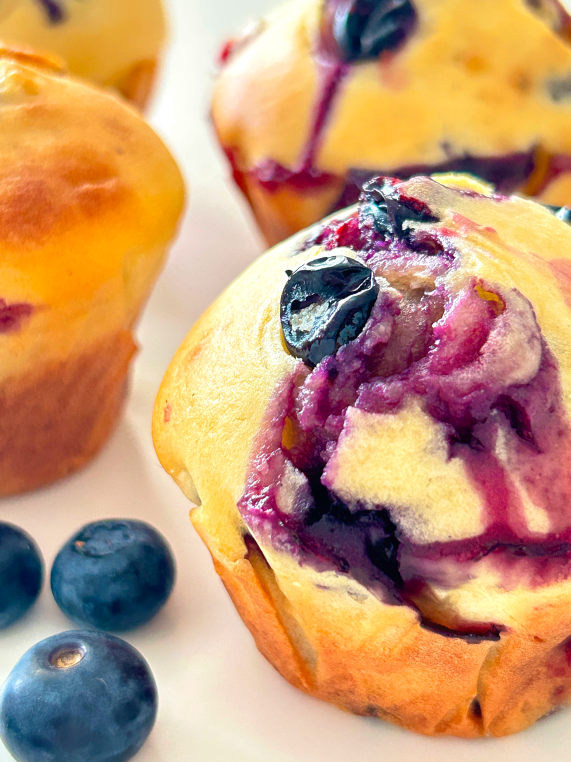 Receita de Muffins de Mirtilo