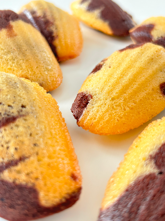 Madeleines Marmorizadas