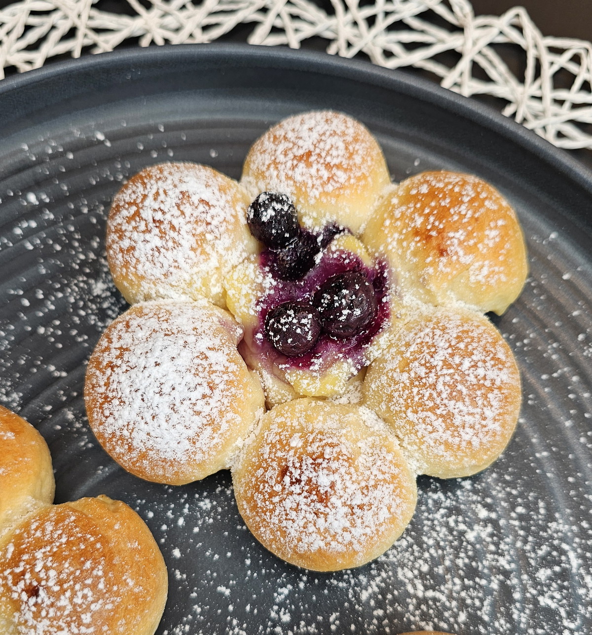 Süsse Blaubeeren-Blümchen