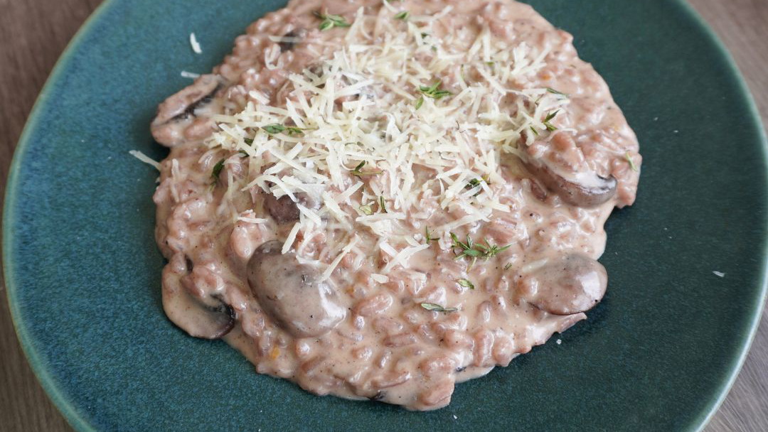 Image of Valentine’s Day Mushroom Risotto