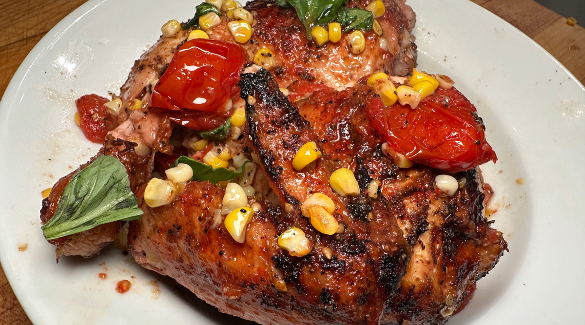 The Best Drum Smoker Chicken