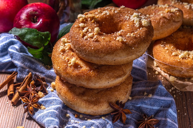 Image of Sweet Cinnamon Donuts