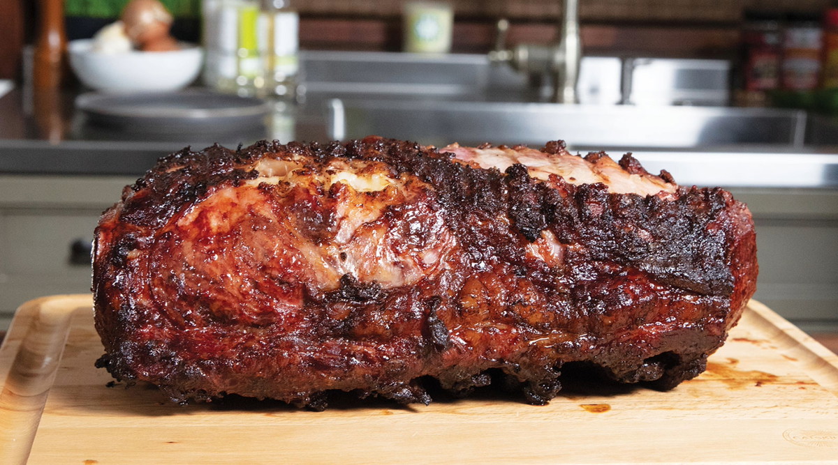 The BEST Smoked Prime Rib