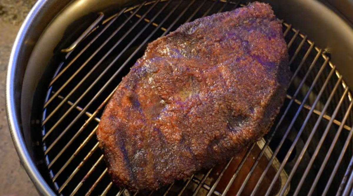 Drum Smoked Brisket with Big Poppa’s Signature Flavor