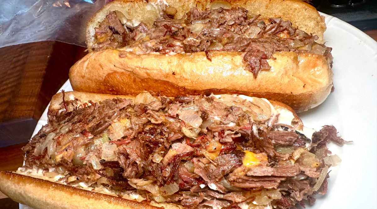 Brisket Cheesesteak Sandwich