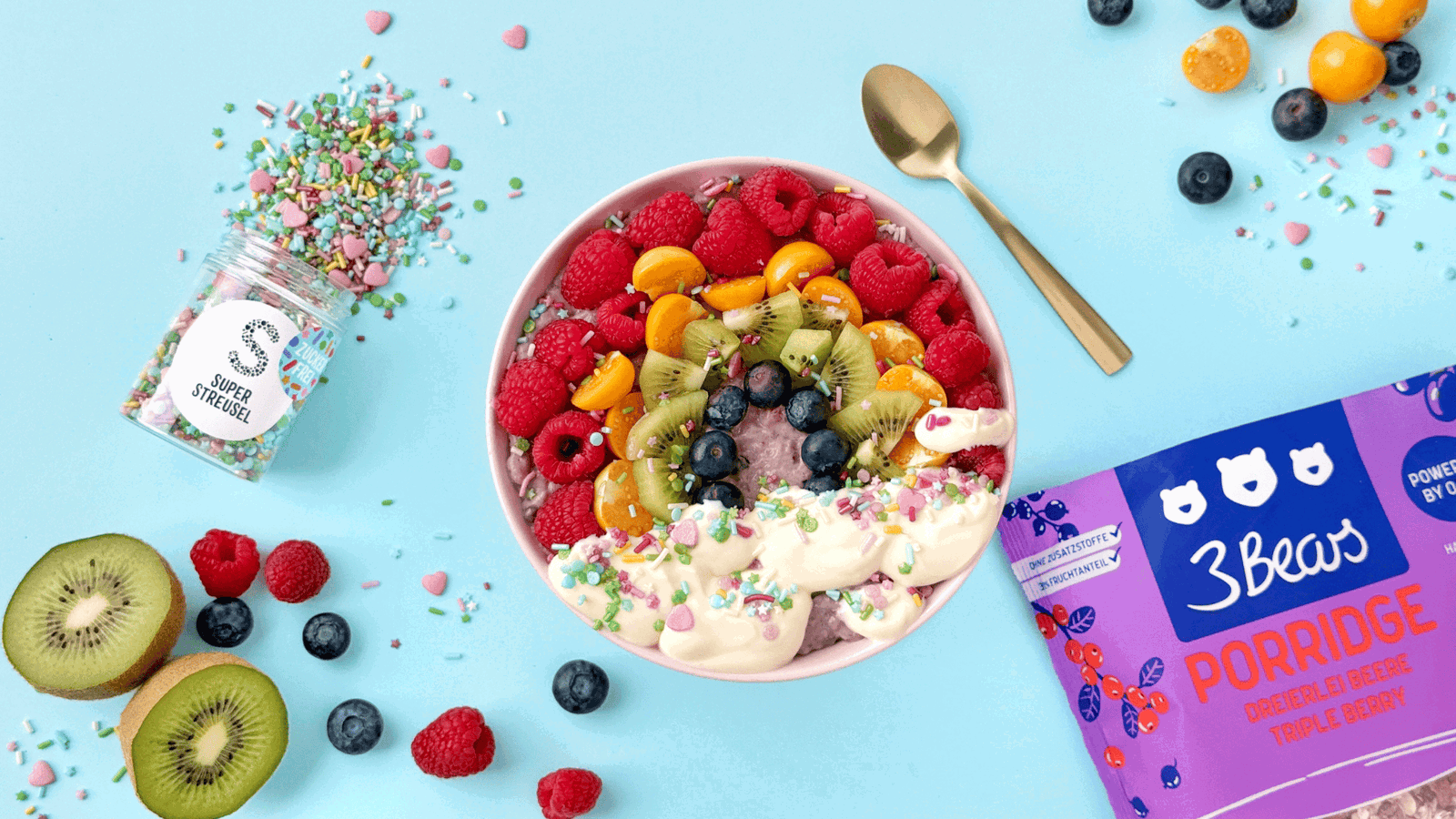 3Bears Regenbogen Bowl – Super Streusel