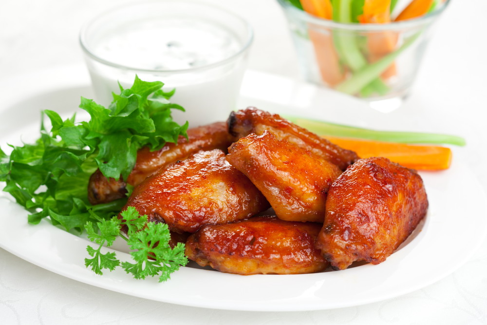 Buffalo Chicken Wings with Blue Cheese Dip